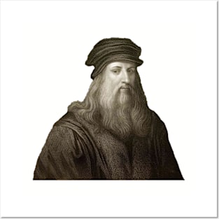 Leonardo di ser Piero da Vinci Posters and Art